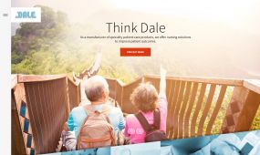 Dale Medical website, concept 1.