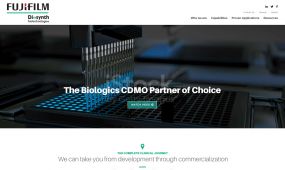 FUJIFILM Diosynth Biotechnologies website, concept 1.