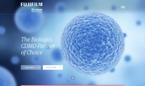 FUJIFILM Diosynth Biotechnologies website, concept 2.