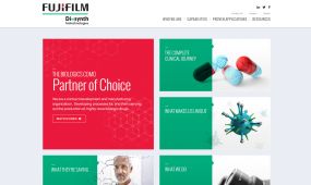 FUJIFILM Diosynth Biotechnologies website, concept 3.