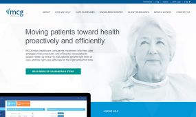 MCG Health web design concept 2.