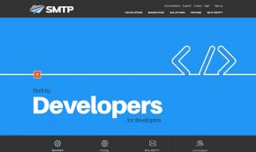 SMTP web design, concept 3.