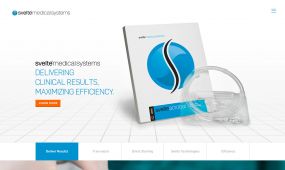 Svelte Medical Systems website design, concept 2.