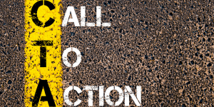 "Call to Action" Written on a Roadway