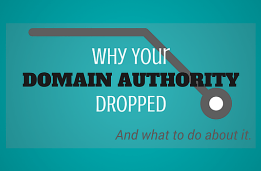Domain Authority Drop